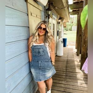 Denim Overall Dress size 1X (16/18)
